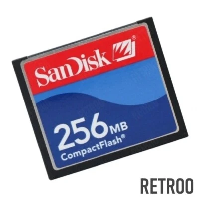 SanDisk Compact Flash 256MB CF Type-I Memory Card Digital Camera Blue v1 - Image 1 of 2