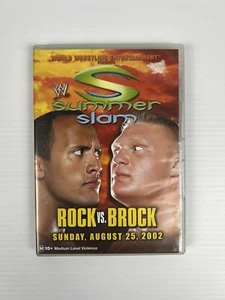 WWE - Summerslam: Rock vs. Brock (DVD, 2002) - Muy buen estado - NTSC - Imagen 1 de 4