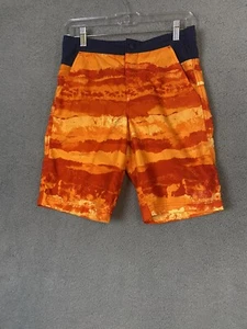 North face trunks boys size large (14/16) flash dry orange red blue adjustable - Picture 1 of 12