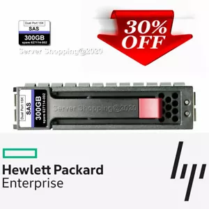 HP 627114-002 300GB 6Gbps 15K 2.5" 2 Port SAS HDD EH0300FBQDD 627117-B21 - Picture 1 of 2
