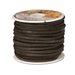 Black Utility Latigo Lace 1/8" x 50 Fuß Spule von Tandy - KOSTENLOSER VERSAND! - Bild 1 von 1