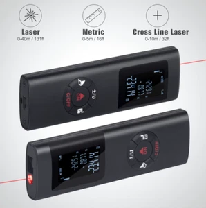 60m Mini Smart Laser Entfernungs messer messen Infrarot Entfernungs messer USB - Bild 1 von 5