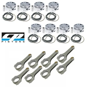 CP Piston Kit 89mm 10CR COATED & WMC Bolt Rod Set For BMW S63 N63 M5 M6 ALUSIL - Picture 1 of 5