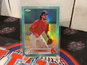 MARCELO MAYER 2022 Topps Pro Debut AQUA CHROME REFRACTOR #/75 Red Sox