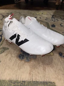 New Balance Furon Pro V7+ FG Soccer Shoes, Size 7, Vapor, Tekela, White/Black - Picture 1 of 6