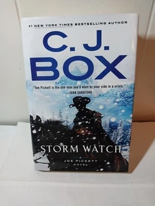 C J Box Storm Watch Joe Pickett Series Hardcover Large Print Book - Picture 1 of 6