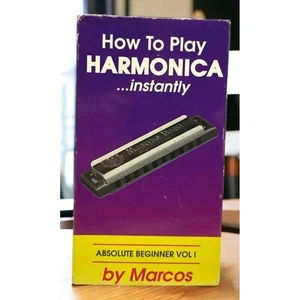 How to Play Harmonica Instantly VHS Learn Video 1988 Absolute Beginner Vol 1 - Picture 1 of 7