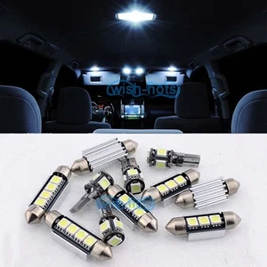 12x White Canbus Error Free Interior LED Light Package For 05-11 Audi A6 S6 C6 - Picture 1 of 7