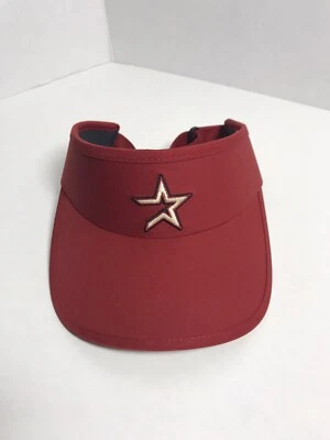 De colección Astros Logo Gorra Visera Roja OSFA Ajustable Houston Texas MLB Foto 1 de 4