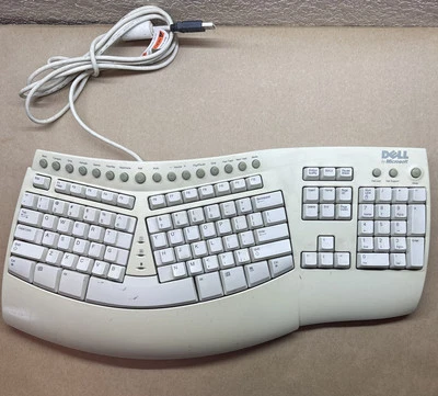 Dell by Microsoft Ergonomic Natural USB Keyboard Pro Model No. RT9403 - Image 1 of 4