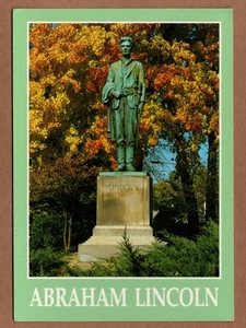 Abraham Lincoln Der Soldat 1832 Dixon Illinois UNP Kontinental Postkarte - Bild 1 von 2