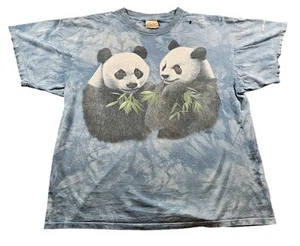 Vintage The Mountain Panda Shirt Mens Extra Large Tie Dye Animal Graphic 90s - Picture 1 of 10