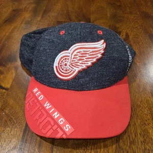 Detroit Red Wings Mütze NHL Reebok Erwachsene Größe X/XL Baseball Hockey rot grau Kappe - Bild 1 von 9