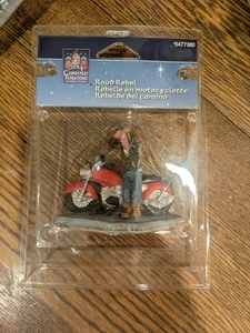 Lemax Carole Towne Road Rebel Motorrad Figur im Paket - Bild 1 von 3