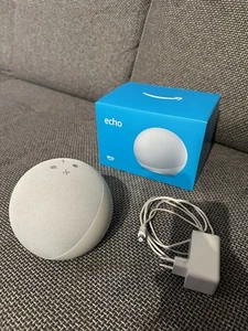 Amazon Echo Dot 4. Generation Smart Lautsprecher, Alexa, Blaugrau - Bild 1 von 3