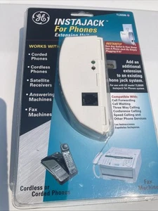 GE INSTAJACK do telefonów przedłużacz model TL26596 nowy w opakowaniu zapieczętowany - Zdjęcie 1 z 5