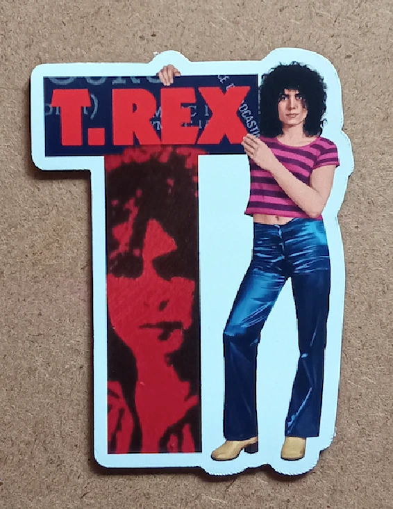 NEW!  Marc Bolan & T.Rex Fridge Magnet - 7.5cm x 6cm approx - Image 1 of 1