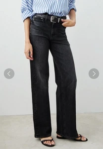 AYR The Secret Sauce Wide Leg Denim Jeans Date Night Size 28R *Brand New* - Picture 1 of 4