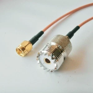 Uhf Câble Adaptateur Pièces Accessoire Pratique Communication Haute Qualité - Photo 1/7