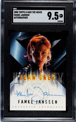 2000 Topps X-Men The Movie Autograph Famke Janssen as Jean Grey Auto SGC 9.5 - Image 1 of 2