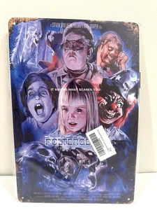 NUOVO poster Poltergeist film Carol Anne - insegna latta metallo 8x12 decorazione parete uomo grotta - Foto 1 di 2