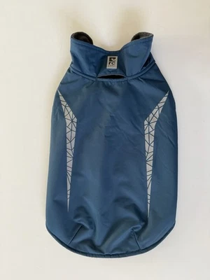 RC PETS Arctic Blue Fleece lined Dog Coat Size 16” Reflective - Image 1 of 4