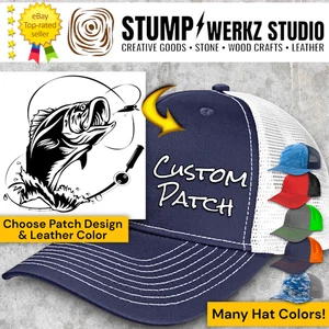 Gorra de béisbol personalizada de camionero Richardson caña de pescar y señuelo - Imagen 1 de 21