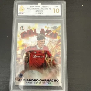Topps 2022-23 Chrome Alejandro Garnacho RC GOLAZO Manchester United MGC 10 - Bild 1 von 2