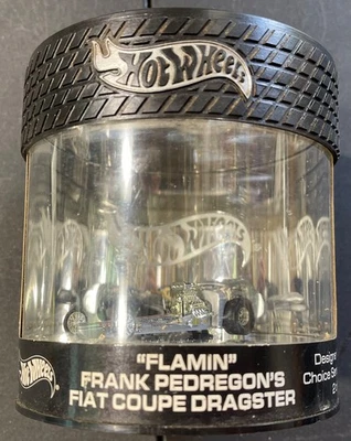 Hot Wheels Flamin Frank Pedregon Fiat Coupe Dragster  Oil Can 1/64 FS NEW Model - Image 1 of 4