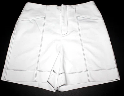 PANTALONES CORTOS INC INTERNATIONAL CONCEPT TALLA 4 ELÁSTICOS... PUNTO BLANCO/NEGRO... TIRO ALTO Foto 1 de 4