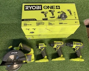 Ryobi ONE+ Kit combinato di 4 utensili 18 V (solo utensile) - Foto 1 di 3