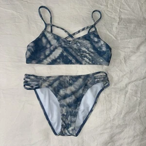 Full Tilt Girls Bikini Set 2 piece in Blue - Picture 1 of 15