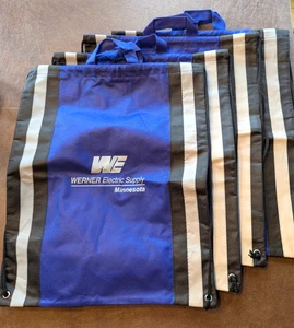 WERNER Electric Supply Minnesota Menge 4 Tragetaschen, Rucksack 16" breit blau - Bild 1 von 4