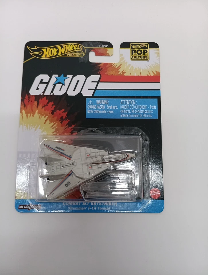 风火轮高级流行文化 GI Joe Combat Jet Skystriker Grumman F-14 Tomcat — 第 1/2 张图片