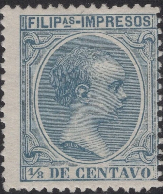 1890  PHILIPPINES NEWSPAPER SC#P8   MNG VF - Image 1 of 2