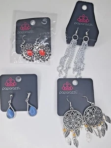 NEW Paparazzi Jewelry 4 Pack Earrings Grab Bag #1  - Picture 1 of 5