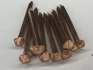 1 1/4" 32mm Rosehead Clavos Cobre Tradicional 25 50 100 250 Barco Restauración - Imagen 1 de 24