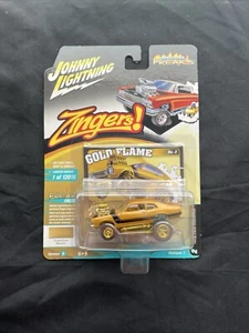 Johnny Lightning Street Freaks - Zingers - GOLD -'72 Ford MAVERICK - GOLD 🔥 - Picture 1 of 2