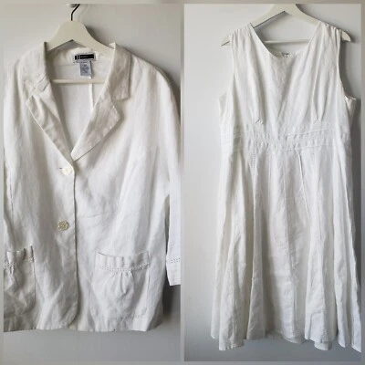 estudio exclusivo para jessica y blanco vestido 2 piezas con blazer 16 Foto 1 de 4