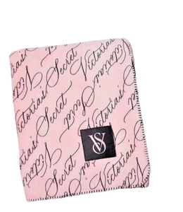Victoria's Secret Script Blanket - Picture 1 of 4