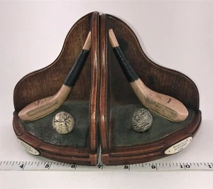 Juego de sujetalibros de golf de colección: Philp - Feathery Ball 1840, McEwan - GuttaBall 1865 - Imagen 1 de 6