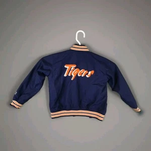 Detroit Tigers Starter Jacket Youth Medium Baseball MLB Zipper Needs Fix Vintage - Picture 1 of 12