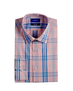 New $45.00 APT.9 Men Premier Flex Long Sleeve Slim Fit Shirt-XXL 18-18 1/2 34/35 - Picture 1 of 1