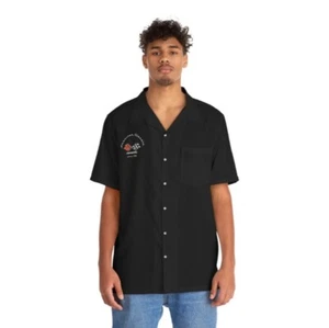 C3 Chevy Corvette Hawaiian Men's Shirt Short Sleeve Button-Up with Chest Pocket - Picture 1 of 7