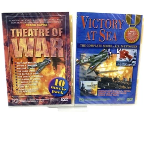 Victory at Sea 26x Episodes and Theatre of War 10x Movies, DVDs Sealed PAL R4 - Picture 1 of 3