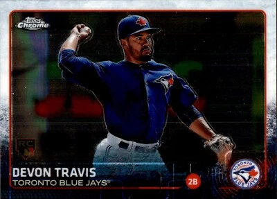 2015 Topps Chrome - Devon Travis #184 (RC) - Image 1 of 2