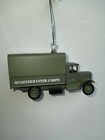  Vinage Quarter Master corps Army.  Truck 1/43 rd.Scale Christmas  Ornament  