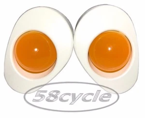 2002-2003 YAMAHA YZF-R1 Greggs Custom Signals White Amber Front Lights - Picture 1 of 1