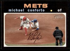 2020 Topps Heritage Base #310 Michael Conforto - New York Mets