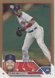 2023 Topps #403 Justin Turner Gold #/2023 - Picture 1 of 2